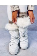 Śniegowce z futrem KENDALS WHITE - Inello Inello