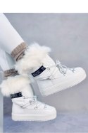 Śniegowce z futrem KENDALS WHITE - Inello Inello