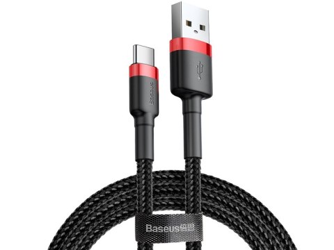 BASEUS Kabel USB Type C 2m (CATKLF-C91) Black+Red BASEUS Kabel USB Type C 2m (CATKLF-C91) Black+Red