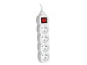 Przedłużacz TRACER PowerCord 3,0m (4 gniazda, wyłącznik, white)