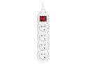 Przedłużacz TRACER PowerCord 3,0m (4 gniazda, wyłącznik, white)