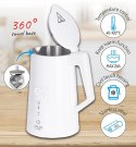 AD 1345 white Czajnik metalowy led z regulacją temperatury 1,7l strix