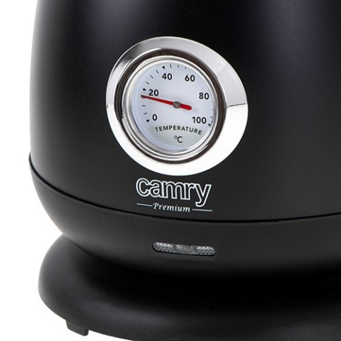 CR 1344 black Czajnik metalowy z termometrem 1,7l CR 1344 black Czajnik metalowy z termometrem 1,7l