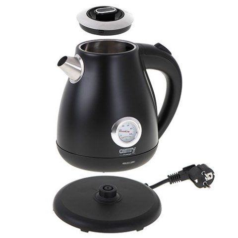 CR 1344 black Czajnik metalowy z termometrem 1,7l CR 1344 black Czajnik metalowy z termometrem 1,7l