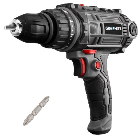 Wiertarko-wkrętarka sieciowa 300 W, uchwyt samozaciskowy 10 mm, walizka Wiertarko-wkrętarka sieciowa 300 W, uchwyt samozaciskowy 10 mm, walizka