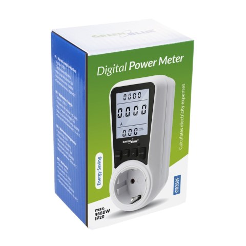 Miernik energii GreenBlue, watomierz GB350 F Miernik energii GreenBlue, watomierz GB350 F