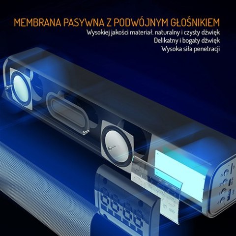 AD 1191 Głośnik soundbar z budzikiem AD 1191 Głośnik soundbar z budzikiem