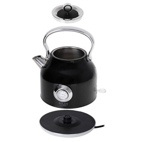 AD 1346 black Czajnik metalowy z termometrem 1,7l strix AD 1346 black Czajnik metalowy z termometrem 1,7l strix