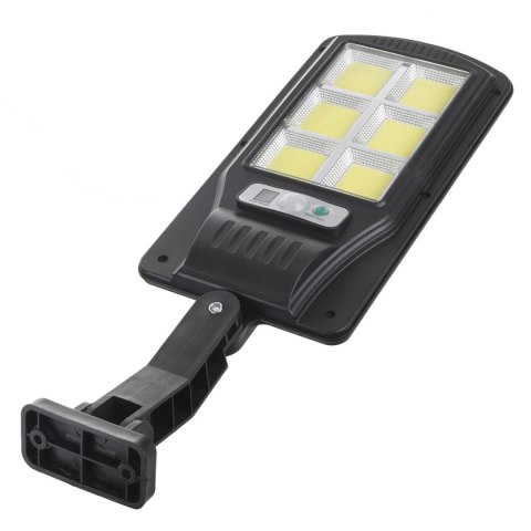 Solarna lampa uliczna LED z czujnikiem ruchu i pilotem Maclean IP54, 4W, 400lm, 6500K, Li-ion 1200 mAh, 3 tryby pracy MCE446 Solarna lampa uliczna LED z czujnikiem ruchu i pilotem Maclean IP54, 4W, 400lm, 6500K, Li-ion 1200 mAh, 3 tryby pracy MCE446
