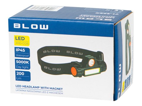 71-355# Latarka nagłowna z magnesem led 71-355# Latarka nagłowna z magnesem led