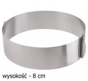 AG858 Regulowany rant do pieczenia 8cm