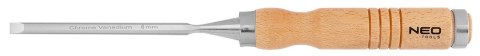 Dłuta 6, 12, 18, 24 mm, zestaw 4 szt. Uchwyt drewniany Dłuta 6, 12, 18, 24 mm, zestaw 4 szt. Uchwyt drewniany