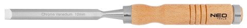 Dłuta 6, 12, 18, 24 mm, zestaw 4 szt. Uchwyt drewniany Dłuta 6, 12, 18, 24 mm, zestaw 4 szt. Uchwyt drewniany