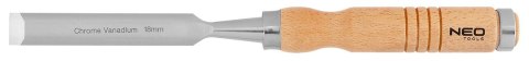 Dłuta 6, 12, 18, 24 mm, zestaw 4 szt. Uchwyt drewniany Dłuta 6, 12, 18, 24 mm, zestaw 4 szt. Uchwyt drewniany