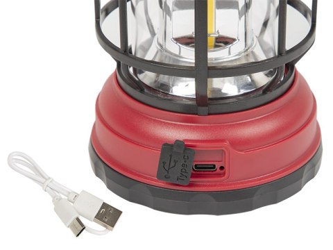 71-456# Latarka kempingowa led usb-c 9w czerwona 71-456# Latarka kempingowa led usb-c 9w czerwona