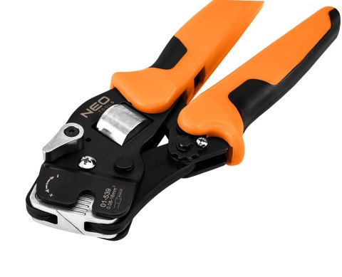 Szczypce do zaciskania końcówek tulejkowych CRV 230mm, samonastawne 0.08 -16 mm2, AWG 26-5 Szczypce do zaciskania końcówek tulejkowych CRV 230mm, samonastawne 0.08 -16 mm2, AWG 26-5
