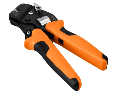 Szczypce do zaciskania końcówek tulejkowych CRV 230mm, samonastawne 0.08 -16 mm2, AWG 26-5 Szczypce do zaciskania końcówek tulejkowych CRV 230mm, samonastawne 0.08 -16 mm2, AWG 26-5