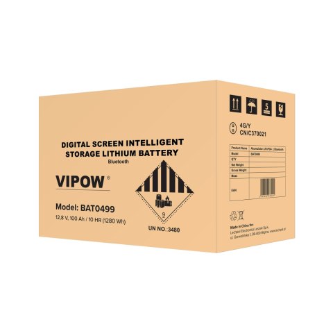 Akumulator LiFePO4 100Ah Bluetooth. Akumulator LiFePO4 100Ah Bluetooth.