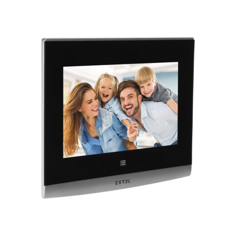 Extel Wave, bezprzewodowy zestaw wideo domofonowy, monitor 7", dotykowy, menu OSD, WI-FI + APP na telefon, sterowanie bramą, za Extel Wave, bezprzewodowy zestaw wideo domofonowy, monitor 7", dotykowy, menu OSD, WI-FI + APP na telefon, sterowanie bramą, za