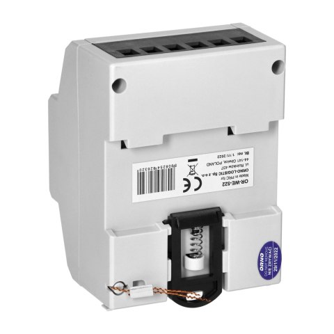 1-fazowy wskaźnik zużycia energii elektrycznej, 80A, 3 moduły, DIN TH-35mm 1-fazowy wskaźnik zużycia energii elektrycznej, 80A, 3 moduły, DIN TH-35mm