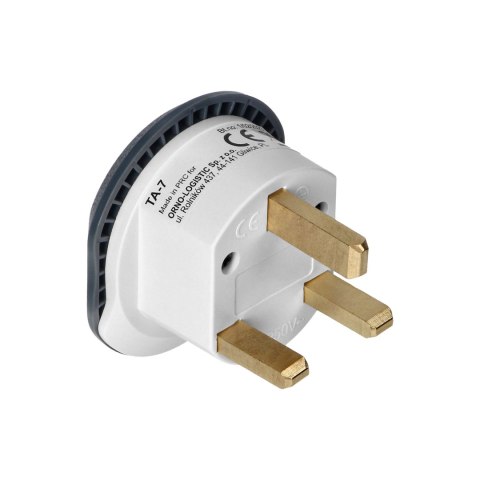 Adapter podróżny - Go to UK, 230V/13A. uniwersalne gniazdo, wtyczka brytyjska (typ G) Adapter podróżny - Go to UK, 230V/13A. uniwersalne gniazdo, wtyczka brytyjska (typ G)