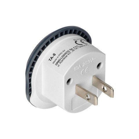 Adapter podróżny - Go to USA, 110-230V/10A, uniwersalne gniazdo, wtyczka amerykańska (typ A,B) Adapter podróżny - Go to USA, 110-230V/10A, uniwersalne gniazdo, wtyczka amerykańska (typ A,B)