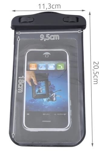 Etui wodoodporne na telefon - czarne Etui wodoodporne na telefon - czarne