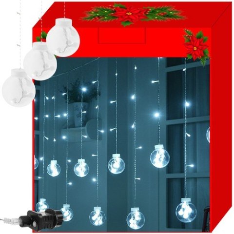 Kurtyna świetlna 108LED - zimny biały 31V KŚ11347 Kurtyna świetlna 108LED - zimny biały 31V KŚ11347