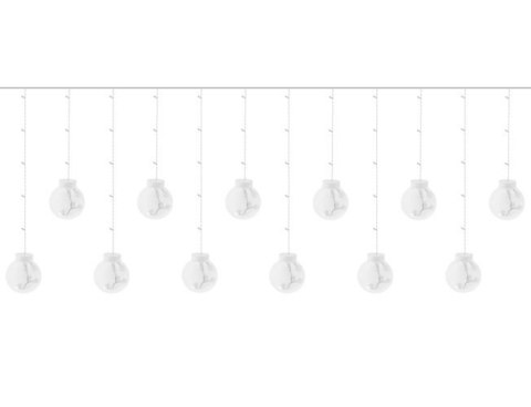 Kurtyna świetlna 108LED - zimny biały 31V KŚ11347 Kurtyna świetlna 108LED - zimny biały 31V KŚ11347