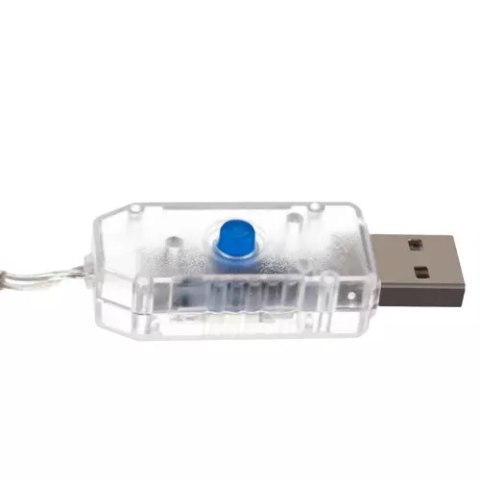 Kurtyna świetlna 108LED USB- zimny biały KŚ19770 Kurtyna świetlna 108LED USB- zimny biały KŚ19770