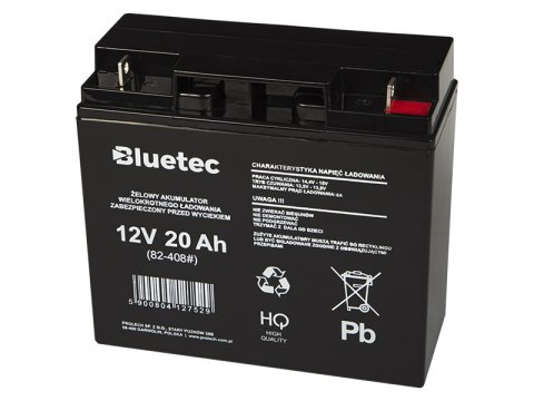82-408# Akumulator żelowy 12v 20ah bluetec 82-408# Akumulator żelowy 12v 20ah bluetec