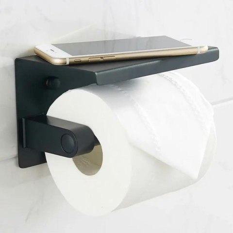 AG887B Uchwyt na papier z półką biało-zloty AG887B Uchwyt na papier z półką biało-zloty