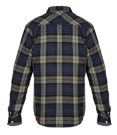 Koszula flanelowa granatowo-oliwkowo-czarna, rozmiar M Koszula flanelowa granatowo-oliwkowo-czarna, rozmiar M