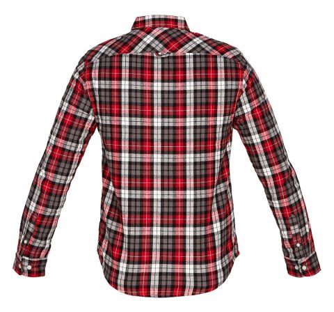 Koszula flanelowa krata czerwono-czarno-biała, rozmiar XL Koszula flanelowa krata czerwono-czarno-biała, rozmiar XL