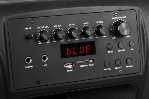 Aktywna kolumna głośnikowa (z 2 mikrofonami bezprzewodowymi UHF, SD, Bluetooth, FM, USB) 40 Watt Aktywna kolumna głośnikowa (z 2 mikrofonami bezprzewodowymi UHF, SD, Bluetooth, FM, USB) 40 Watt