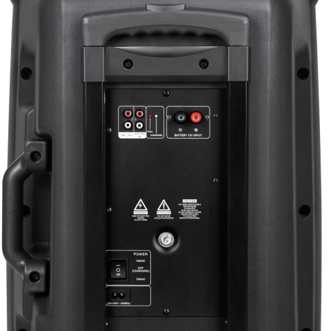 Aktywna kolumna głośnikowa (z 2 mikrofonami bezprzewodowymi UHF, SD, Bluetooth, FM, USB) 60 Watt Aktywna kolumna głośnikowa (z 2 mikrofonami bezprzewodowymi UHF, SD, Bluetooth, FM, USB) 60 Watt