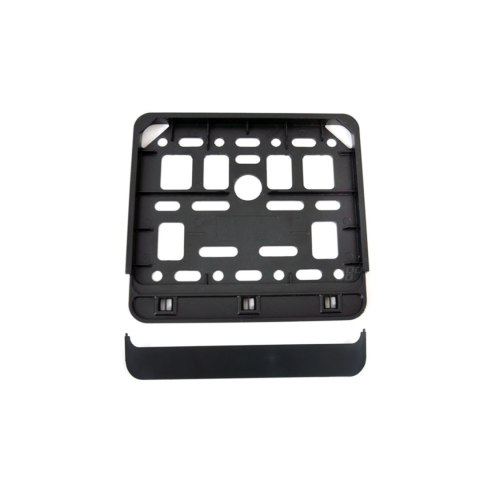 Ramka tablicy rejestracyjnej czarna skuter motorower amio-01169 Ramka tablicy rejestracyjnej czarna skuter motorower amio-01169