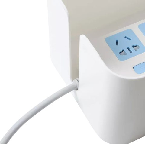 AG381E Organizer na kable listwy biały AG381E Organizer na kable listwy biały
