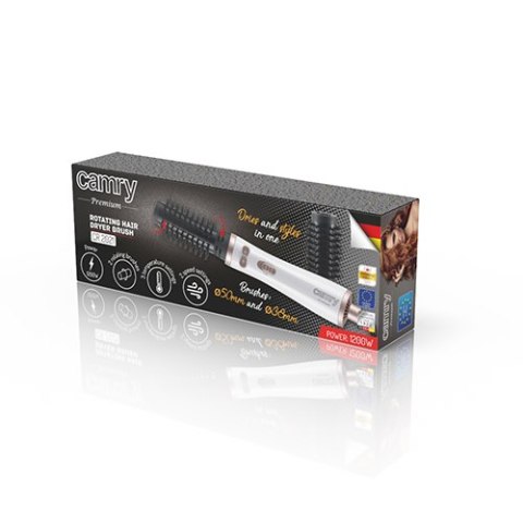 CR 2021 Obrotowa lokówko-suszarka - 1200w - 38mm, 50mm CR 2021 Obrotowa lokówko-suszarka - 1200w - 38mm, 50mm