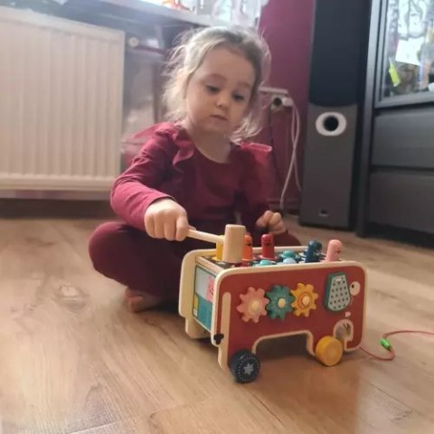 Słoń drewniany- wbijak Kruzzel 20349 Słoń drewniany- wbijak Kruzzel 20349