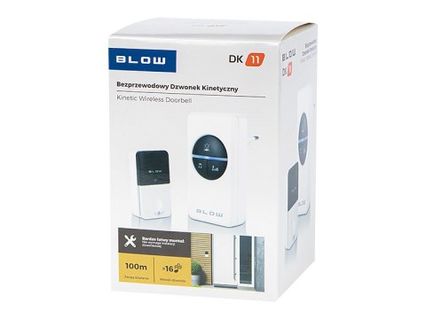 17-123# Dzwonek bezprzewodowy kinetic dk-11 17-123# Dzwonek bezprzewodowy kinetic dk-11