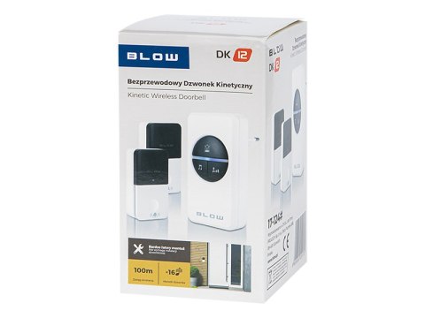 17-124# Dzwonek bezprzewodowy kinetic dk-12 17-124# Dzwonek bezprzewodowy kinetic dk-12