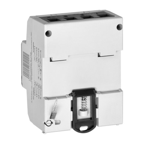 3-fazowy wskaźnik zużycia energii elektrycznej, 80A, dodatkowy wskaźnik, wyjście impulsowe, przycisk RESET, 2 moduły, DIN TH-35m 3-fazowy wskaźnik zużycia energii elektrycznej, 80A, dodatkowy wskaźnik, wyjście impulsowe, przycisk RESET, 2 moduły, DIN TH-35m