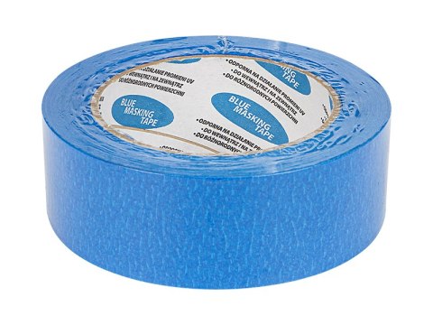 54-032# Taśma papierowa maskująca 38x50m blue 54-032# Taśma papierowa maskująca 38x50m blue