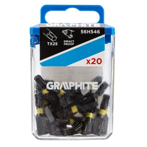 Bity udarowe TX25 x 25 mm, 20 szt. Bity udarowe TX25 x 25 mm, 20 szt.