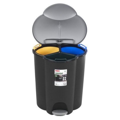 Kosz do segregacji śmieci Curver Trio 40L V2 Kosz do segregacji śmieci Curver Trio 40L V2