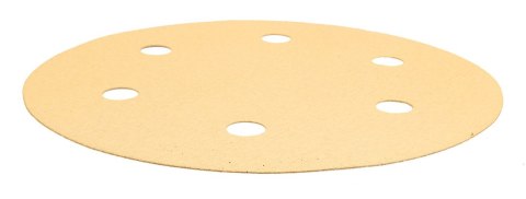 Papier ścierny na rzep 225 mm, K180, 5 szt., z 6 otworami do szlifierki 59G264, 59G265 Papier ścierny na rzep 225 mm, K180, 5 szt., z 6 otworami do szlifierki 59G264, 59G265