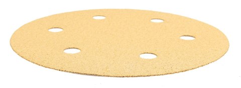 Papier ścierny na rzep 225 mm, K80, 5 szt., z 6 otworami do szlifierki 59G264, 59G265 Papier ścierny na rzep 225 mm, K80, 5 szt., z 6 otworami do szlifierki 59G264, 59G265