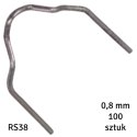 AG713D Spinki do zgrzewarki plastiku rs38