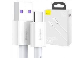 BASEUS Kabel USB do USB-C Superior Series, 66W, 1m (CATYS-02) Biały